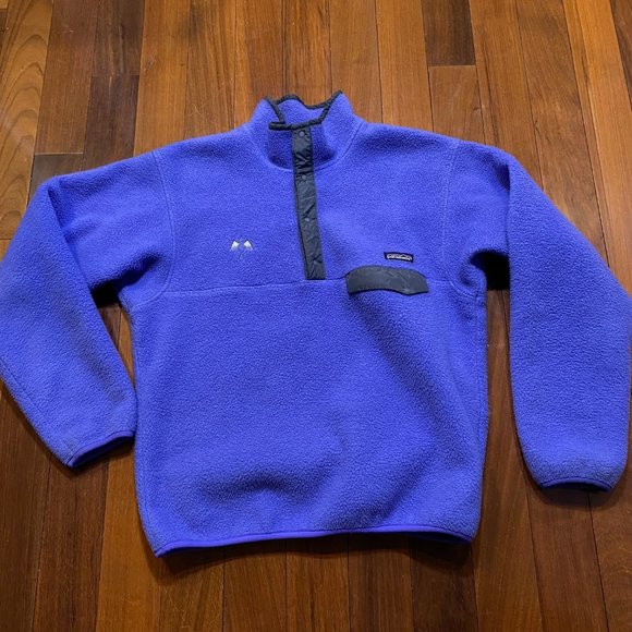VINTAGE 90s PATAGONIA SYNCHILLA FLEECE USA MADE   Size Medium - Picture 1 of 8